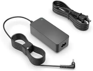 Round Barrel Fast Charger [UL Listed] Fit for LG Gram Laptop  (Replacement for LG Gram 65W 48W 45W 40W Travel Power Adapter) (Round Tip Only)