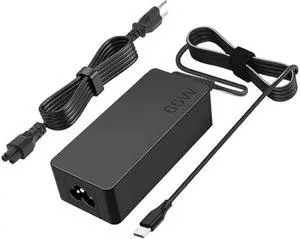 65W USB C Charger for Lenovo Thinkpad T480 T580, Yoga, Chromebook Computer Power Cord Replacement Type C Lenovo Laptop Charger USB C