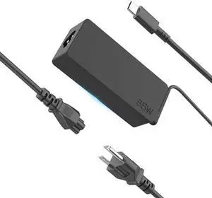 Universal 65W USB C Laptop Charger Compatible with Lenovo Dell HP Asus Acer Samsung LG Gram -Thinkpad T14 T15 T16 E14 E15 Gen 1 2 3 4 X1 Carbon X13 Yoga,Type C Chromebook AC Adapter Power Cord