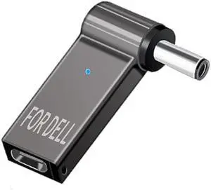 USB C to Slim Laptop 100W PD Power Charger 4.5mm Connector Tip Fit for All 65W/45W Dell laptops with Round Power Connector, Including Inspiron 13 14 15,3000 5000 7000 Series, XPS, Vostro Series Cable