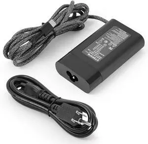 New Slim 65W USB C Charger for HP Laptop Charger Compatible with HP Envy,Probook, Elitebook,Chromebook,Spectre x360, Fast Charging, Portable, Safety and Durable