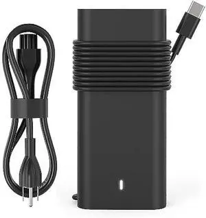 New Slim 65W 60W Laptop Charger Compatible with DELL Latitude 5420 5520 5320 5430 5290 7410 7420,Chromebook 3100, XPS All Series Fast Charging Type C Computer Charger Power Cord