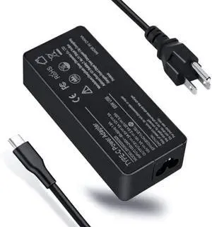 TSKYBEAR USB-C Chromebook Charger Compatible with HP Chromebook X360 15 14 14a 14b 14c 11 Series 15-de0518wm 14-ca02inr 14a-ca0090wm 11A G8 G7 G6 EESpectre X360 12 13 15 Series AC Adapter Power Cord