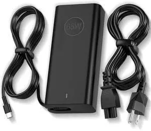 New Slim 65W Laptop Charger USB C for Dell Latitude 5420 5430 5440 5520 5530 5540 73907420 7400 7440, IInspiron 14 16 7620, 2in1 Chromebook 3100 & XPS 13, AC Adapter Type C Power Cord