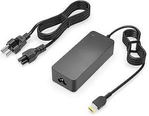 Slim-Tip Charger Replacement for Lenovo IdeaPad Yoga 730 720 730-15IKB 730-15IWL 720-15IKB 720S-15IKB 330S-15IKB 330-17ICH 330-15ICH Laptop, Charge Indicator LED, 90W 65W