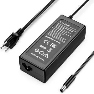 65W 4.5mm Ac Adapter Compatible with Dell Inspiron 15 3530 3520 3521 3525 3501 3510 3511 3515 5510 5515 5555-19.5V 3.34A Fast Laptop Charger Round Tip Power Supply Cord