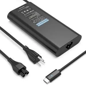 130W USB C AC Power Adapter Compatible with Dell Precision 3590 3591 3580 3581 Type C Laptop Charger