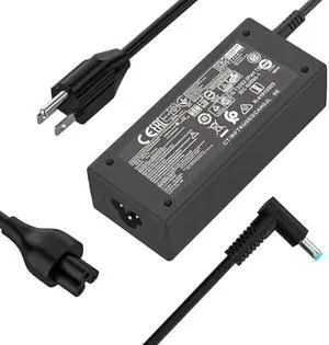 45W 19.5V 2.31A TPN-DA16 Adapter Laptop Charger Fit for HP is 13252 741727-001 213349-009 213349-109 Pavilion x360 11 13 15 L25296-001/002/003/004 Notebook 15 Model Blue Tip Power Supply Cord