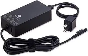 Surface Book 3 & Pro 127W 15V 8A AC Power Adapter - Compatible with Surface Pro X 7 6 5 4 3, Book 3 2 1, Laptop Studio 4 3 2 1, Go with 6ft Power Cord