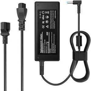 45W 19.5V 2.31A for HP Laptop Charger Blue Tip 4.5mm,HP Pavilion x360 11 13 15, Zbook 14u G4 G5 15u 15 G3, 14 15 Notebook, Stream 11 13 14,Elitebook Folio,Spectre,Envy AC Adapter with Power Cord