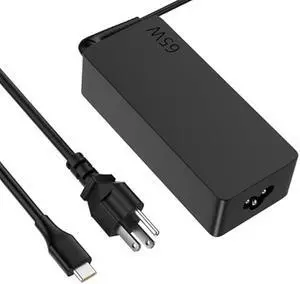 65W USB C Laptop Charger Compatible with Lenovo Thinkbook Thinkpad T480 T490 T580 Yoga L13 7i C740 920 C930 C940 Computer Type C Fast Power AC Adapter