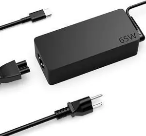 65W USB C Charger Compatible with Lenovo ThinkPad T14 T14s T16 L13 L14 L15 L16 X13 P14s Gen 4 5 6; X9 14 15 Aura Edition; X12 Gen 2 Detachable Laptop Type C AC Power Adapter Supply Cord
