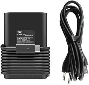 New 45W USB-C Type C AC Adapter Laptop Charger Replacement for Dell XPS 12 13 9360 9365 9370 9300 9380 9310 2-in-1 Latitude 7200 7210 7370 5175 5285 5290 Chromebook 3100 3400 2in1 LA45NM150 Power