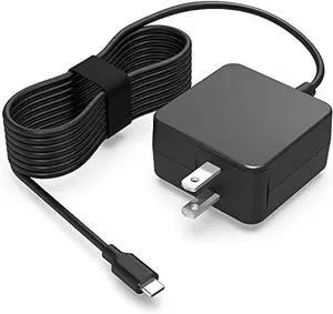 45W AC Charger Replacement Fit for Samsung Galaxy Chromebook XE930QCA XE931QCA, Galaxy Chromebook 2 XE530QDA 15.613.3, Galaxy Chromebook Go 14 XE345XDA-MA1TM Laptop Adapter Power Supply Cord
