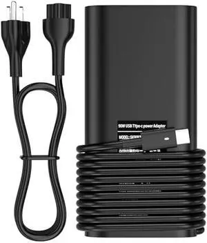 90W USB C Charger Compatible with Dell Latitude 3400,3500, 5289,5300 2in1,7400 2in1,7300, 7390 2in1, 7200 2in1,9410 2-in-19510,0TDK33 LA90PM170 DA90PM170 DA65NM170
