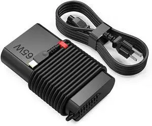 2025 New Slim 65W USB C Laptop Charger Compatible with Lenovo Thinkpad Yoga Chromebook IdeaPad ThinkBook Flex Computer Type C Fast Charging Power Cord Ac Adapter