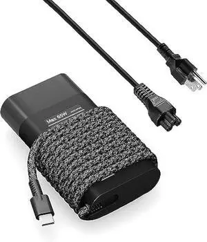 Slim 65W USB C Charger for HP ZBook Firefly G9 14 16 G8 15.6inch Mobile Workstation,HP Elitebook 840/Envy X360 2in1/HP Spectre X360/HP Pavilion Laptop Charger USB C