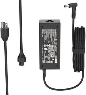 45W 19.5V 2.31A 741727-001 TPN-CA14 TPN-LA15 AC Adapter Compatible with HP 250 255 256 240 245 246 G7 G8 G9 G10 14 15 15-dy 15-ef 15-ab 15-aW L25296-001/002 Laptop Charger Power Cord Blue Tip