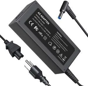 65W 45W AC Charger for HP Probook 450 440 445 455 430 470 X360 11 G10 G9 G8 G7 G6 Probook 650 640 G5 G4 G2 Elitebook 845 840 630 645 655 for HP 240 250 255 G8 G9 G10 Blue Tip Laptop Adapter Power Cord