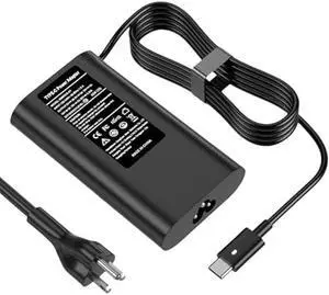 65W 45W Charger Compatible with Dell Latitude 5420 5520 7420 7430 7490 7530 7330 7320 5430, Inspiron 14 7425 16 7620, XPS 13, Chromebook 3100, USB C Type C Computer Power Cord