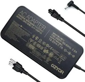 150W Laptop Adapter 19.5V 7.7A A17-150P1A AC Adapter for Asus Laptop Charger 5.5x2.5mm(not 4.5x3.0mm)
