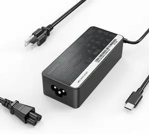65W USB-C Charger Fit for Lenovo Thinkpad X1 Carbon 5th 6th 7th 8th Gen, X1 Yoga 2nd 3rd 4th 5th Gen, X1 Tablet 2nd 3rd, Yoga Type-C Series Laptop