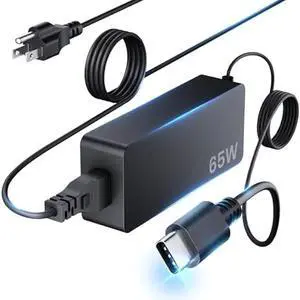 65W USB C Laptop Charger for Lenovo Thinkpad Yoga Chromebook - Universal Type C Computer AC Adapter Extended Power Cord