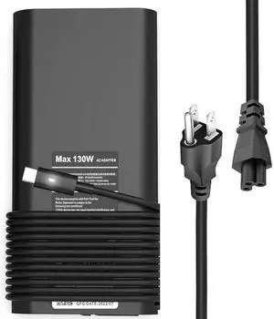Replacement 130W USB C Laptop Charger Compatible with Dell XPS 15 2in1 9575 9510 9500 9520 XPS 17 9700 9710 9720, Precision 5530 2in1 5550 5560 5750 3560 3550 3551 DA130PM170 HA130PM170