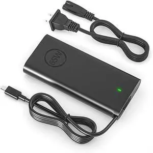 65W USB-C Laptop Charger fit for Dell Inspiron 13 14 16 2-in-1 7425 7440 7445 7486 3520 7640 7630 7706 7390 7306 Latitude 3140 5320 5410 5420 5440 5450 5520