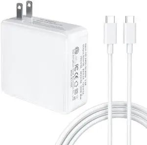 USB C Laptop Charger 100W GaN Fast Charging Universal Replacement for MacBook Charger, HP, Dell XPS, Lenovo, Acer, ASUS, MSI Computer Tablet Phone Type C AC Adapter Power Cord 6.5ft 5A 45W 36W PD 3.0