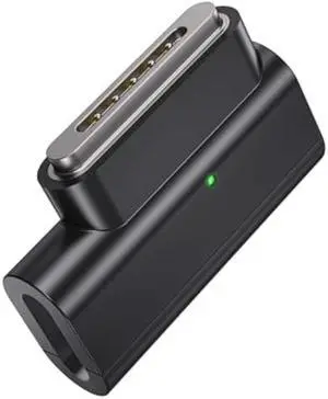 Lanhiem 140W PD Quick Charge USB C to Magnetic 3 Adapter, Compatible with Magsafe 3 with LED Indicator Light for MacBook Pro 2024/2023/2021 (M1/M2/M3/M4), MacBook Air 2022/2024(M3/M2), Gray
