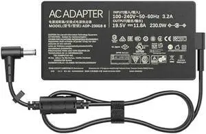 HHZ 230W Laptop Charger Compatible with Asus ROG Zephyrus S GX531GM GX531GW GX701GX,19.5 V/11.8A AC Adapter ROG Strix GU501G GU501GM GU501 GU502GV GL704GM-DH74 GL703GM-DS74 Gaming Series Power Cord
