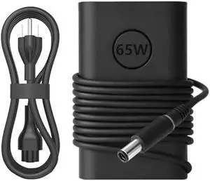65W Laptop Charger Fit for Dell Latitude 5580 7280 7390 7490 E5570 E5470 E7240 E7250 E7470 Chromebook 3180 3189 3120 PA-12 06TM1C 19.5V 3.34A 7.4mm Tip AC Adapter Power Cord (65W)
