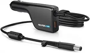 Power Supply Car Adapter Charger for DELL Latitude XPS Precision Vostro Adamo Studio Inspiron 19.5V 3.34A 4.62A 65W 90W with 18W USB QC3.0