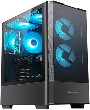 ZYNEEX Gaming PC Desktop, AMD Ryzen 5 5500 (4.2GHz Turbo), RX6600 8GB GDDR6, 16GB DDR4 RAM 3200MHz, 1TB NVME SSD, Air Cooling, WiFi Prebuilt Gaming Computer Windows 11