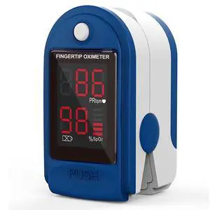 Fingertip Pulse Oximeter,Blood Oxygen Saturation Monitor (SpO2) with Pulse Rate Measurements and Pulse Bar Graph,Portable Digital Reading LED 4 Colors Display Fingertip Pulse Oximeter,Blood Oxygen Saturation Monitor (SpO2) with Pulse Rate Measurements and Pulse Bar Graph,Portable Digital Reading LED 4 Colors Display