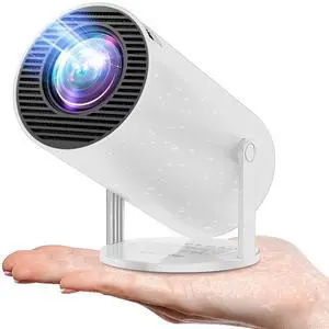 Projector 4K 1080P Support, Mini Projector Smart for Movie Projection Compatible with Phone- White Projector 4K 1080P Support, Mini Projector Smart for Movie Projection Compatible with Phone- White