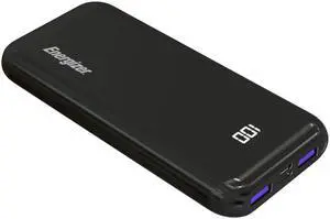 Energizer 10,000mAh Portable Charger 22.5W USB-A & 18W USB-C PD Fast Charging Power Bank with LCD Display, High-Capacity Battery Pack for iPhone 16/15/14/13/12 Series, Android Devices_UE10011PQ