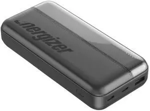 Energizer 20000mAh Power Bank Portable Charger Fast Charging USB-C In and Out, Compact Travel Battery Pack for iPhone 16/15/14/13/12, Samsung Galaxy S22/S21, Google Pixel, iPad & More_UE20050C