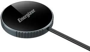 Energizer 15W Magnetic Wireless Charger Strong Magnetic Alignment 7.5W Fast Charger for The New iPhones and Qi Compatible Devices Type-C Cable iPhone, Samsung, and More_WCP112