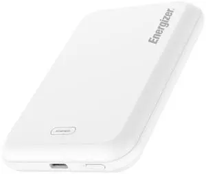 Energizer Magnetic Power Bank 5000mAh Wireless Portable Charger 15W USB C In and Out Fast Charging for Magsafe Battery Pack for iPhone 16/15/14/13/12 Pro/Pro Max Series_QM5000