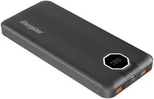 Energizer 10000mAh Power Bank with USB A 22.5W & USB C 20W PD Fast Charging, LCD Display, Triple Outputs for Multiple Devices, Perfect for iPhone, Samsung, Android Devices, Tablets_UE10029PQ