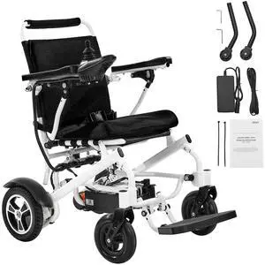 Electric Wheelchair for Adults, 300lbs Capacity, Foldable & Lightweight Motorized Wheelchair, 13-Mile Long Travel Range, All-Terrain Powered Chair, Portable for Seniors & Disabled Electric Wheelchair for Adults, 300lbs Capacity, Foldable & Lightweight Motorized Wheelchair, 13-Mile Long Travel Range, All-Terrain Powered Chair, Portable for Seniors & Disabled