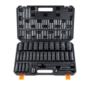 19-Piece 1/2 Inch Drive Socket Set - Universal Spline For Removing Rounded/ Damaged Bolts & Nuts - Vct