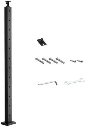 VEVOR Cable Railing Post 42x2x2 In with Pre-Drilled Holes 1JZLGZXHS106AWJO6001V0 VEVOR Cable Railing Post 42x2x2 In with Pre-Drilled Holes 1JZLGZXHS106AWJO6001V0