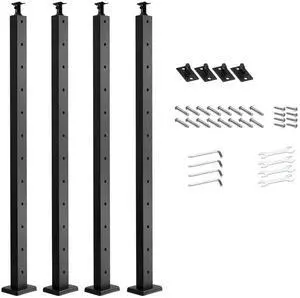 VEVOR Cable Railing Post 42x1x2 In Horizontal-Hole Railing Post 4JZLGZXHS106REP67001V0 VEVOR Cable Railing Post 42x1x2 In Horizontal-Hole Railing Post 4JZLGZXHS106REP67001V0