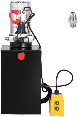 Hydraulic Pump Electric Hydraulic Pump 15 Quart Single Acting for Dump Trailer