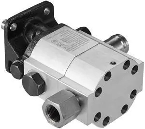 Hydraulic Log Splitter Pump, 16GPM, 2 Stage 4000PSI Wood Log Splitter Pump, 1'' Inlet 1/2'' NPT Outlet 3600 RPM Aluminum Hydraulic Gear Pump, for Small Engine Mounting Log Splitters Snowplow