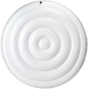 Inflatable Hot Tub Cover 5.4ft Round Lid Weatherproof and Waterproof White Inflatable Hot Tub Cover 5.4ft Round Lid Weatherproof and Waterproof White