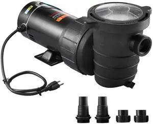 VEVOR Swimming Pool Pump 2.0HP 115V 1500W, Single Speed Pumps for Above Ground Pool, Powerful Self Primming Pool Pumps w/ Strainer Basket, 5400 GPH Max. Flow, ETL Certification VEVOR Swimming Pool Pump 2.0HP 115V 1500W, Single Speed Pumps for Above Ground Pool, Powerful Self Primming Pool Pumps w/ Strainer Basket, 5400 GPH Max. Flow, ETL Certification